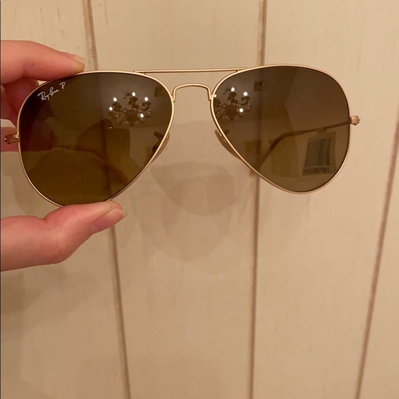 Brand new ray ban sunglasses (polarized)